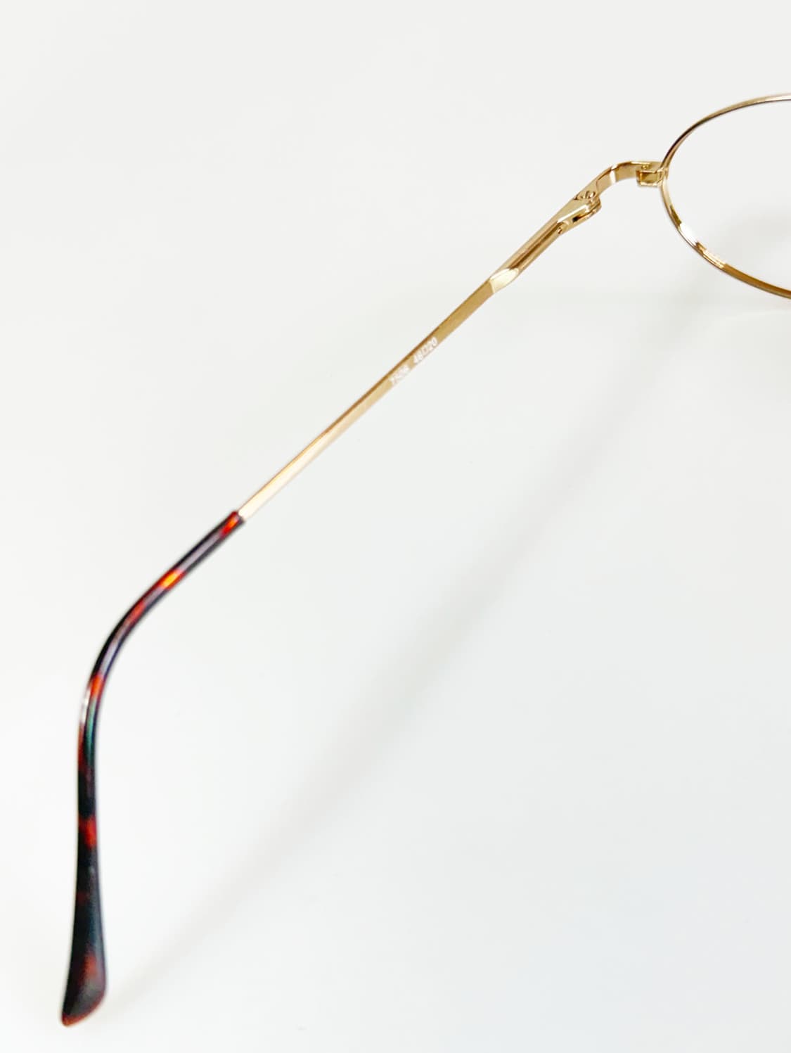 Zephyr 골드 슬림 오벌 메탈 프레임 빈티지 안경 상품이미지7