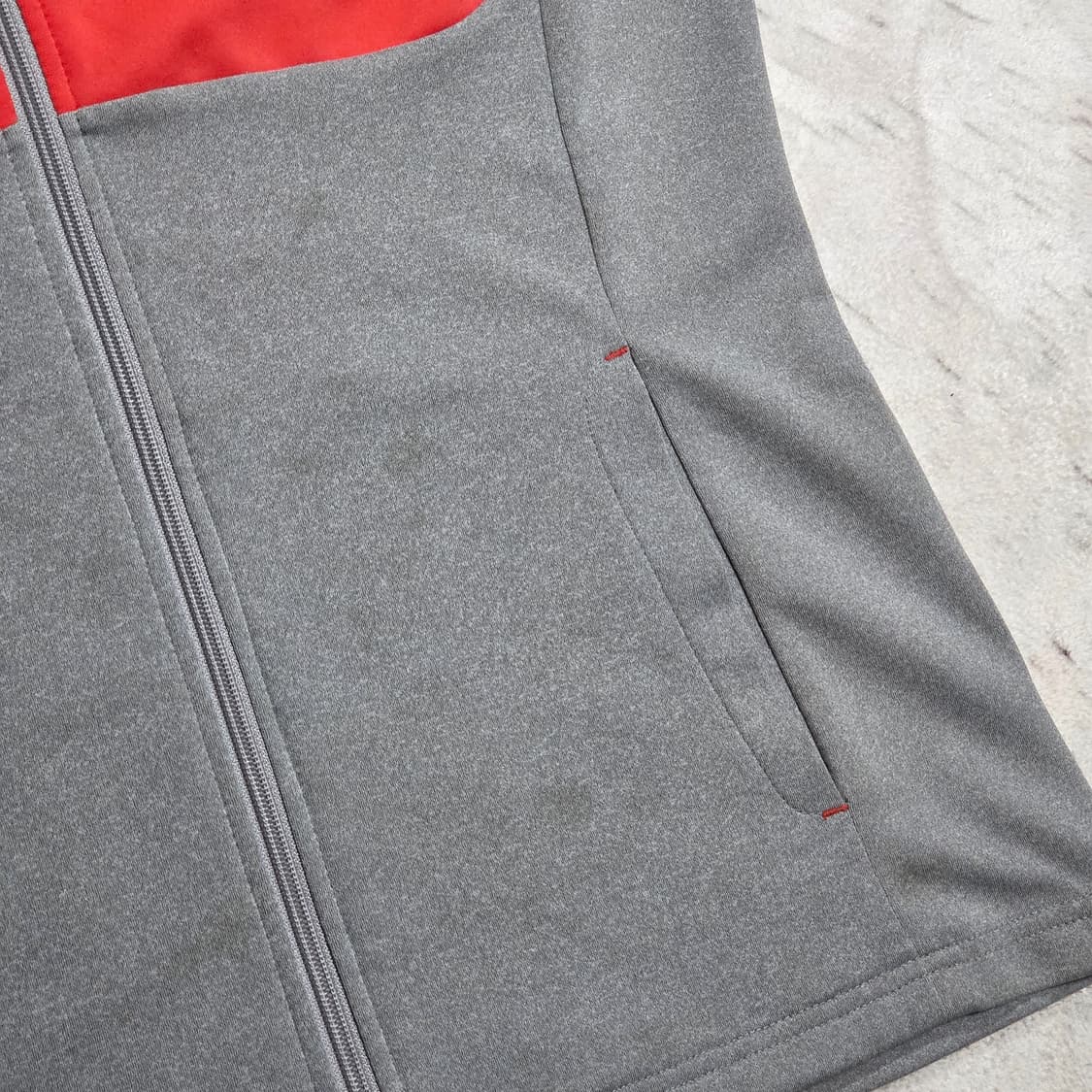 휠라 배색 져지 후드집업 상품이미지4