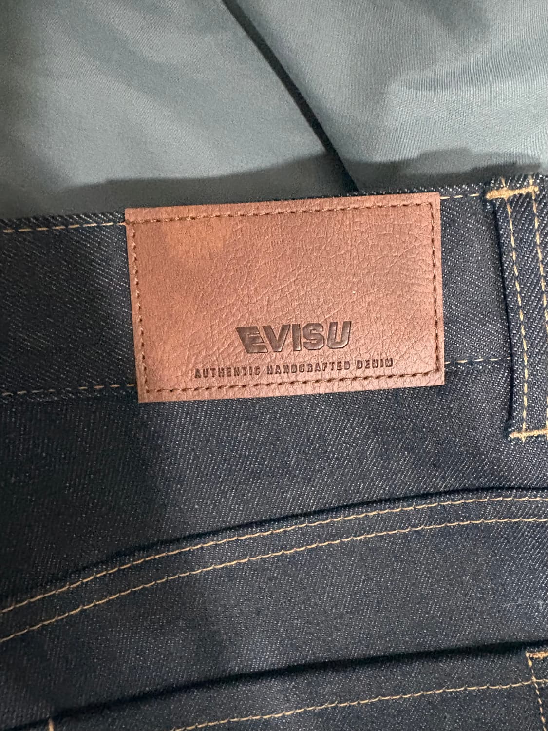 [34] 에비수 데님 프린팅 청바지 상품이미지5