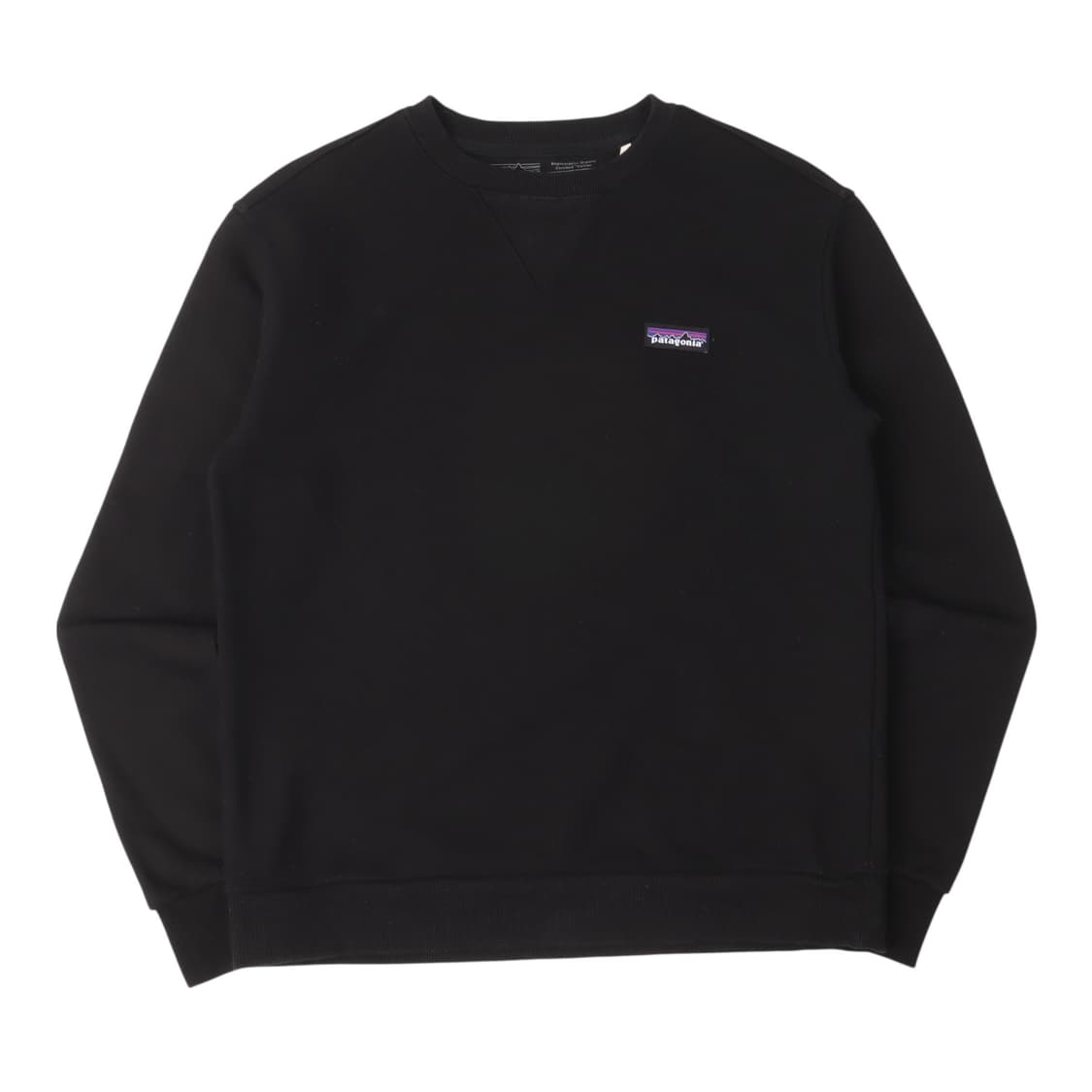 파타고니아 블랙 웨이브 로고 크루넥 스웻셔츠 상품이미지1