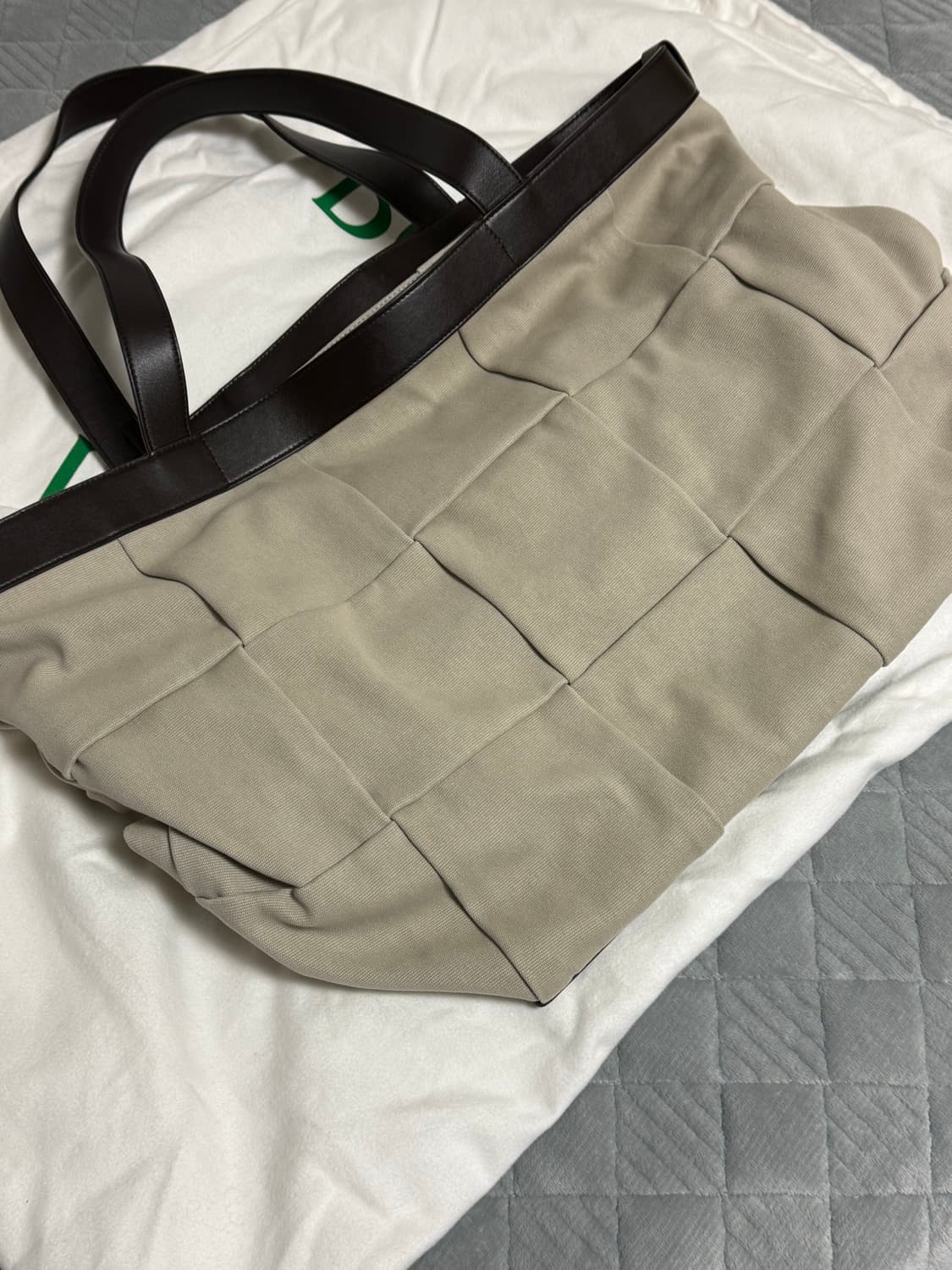 보테가 아르코 토트 라지 캔버스 상품이미지2