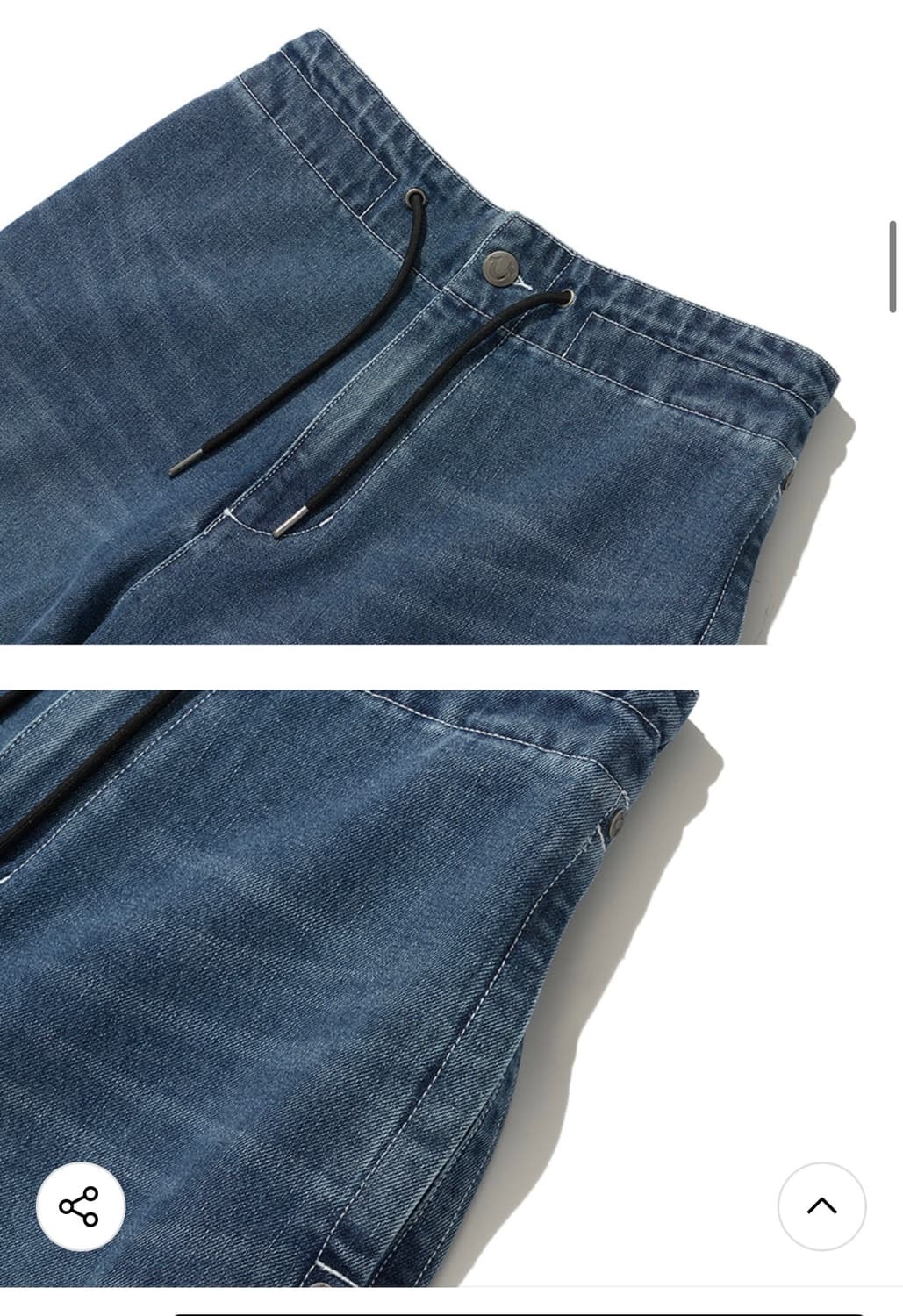 트루릴리젼 NOBLE 데님 팬츠 인디고 새상품 s 상품이미지3