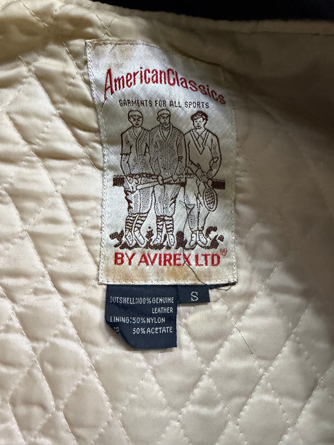 아비렉스 가죽자켓 브라운 s사이즈 상품이미지2