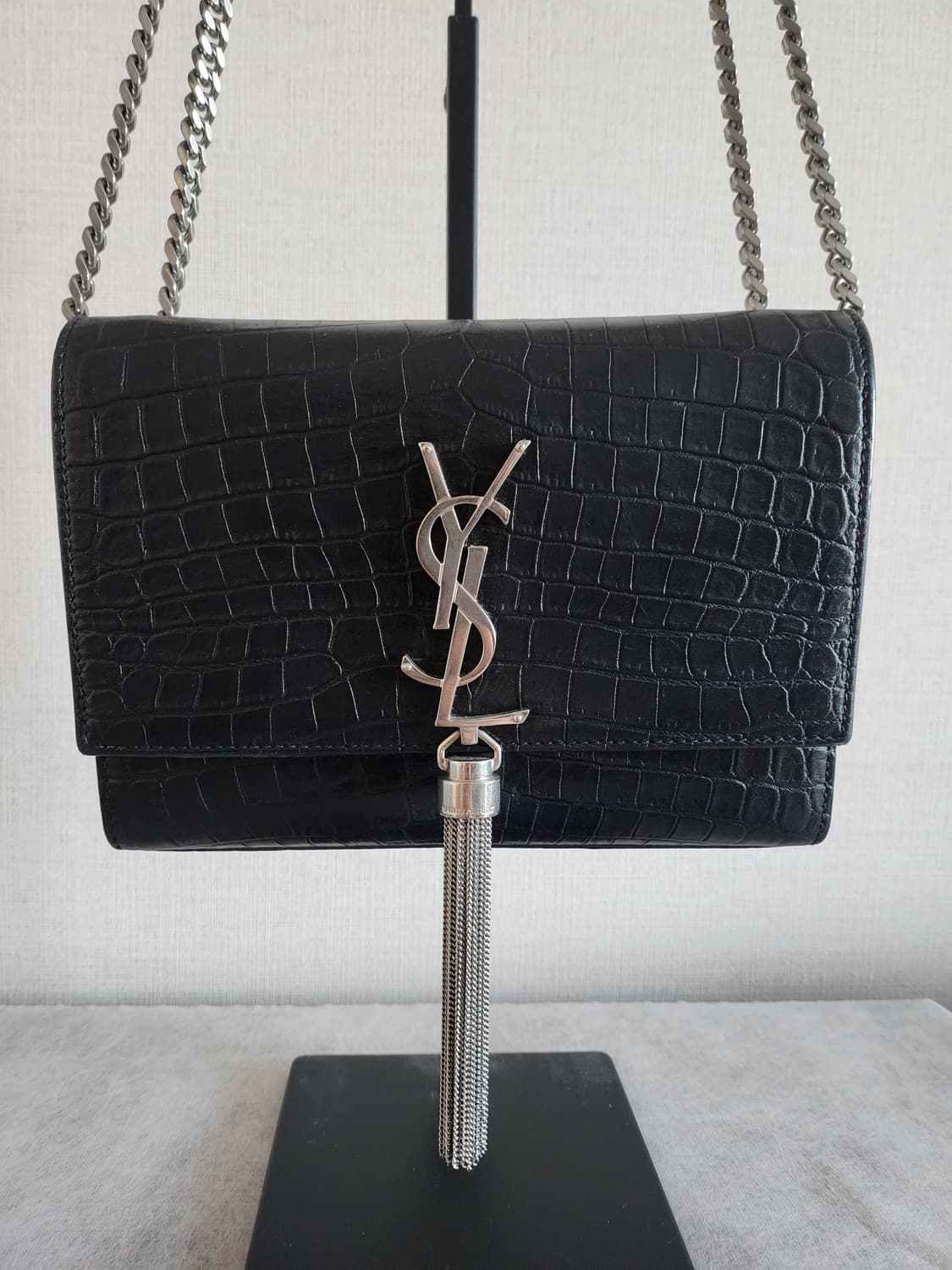 생로랑 케이트백 크로커다일 테슬백 투웨이백 상품이미지2