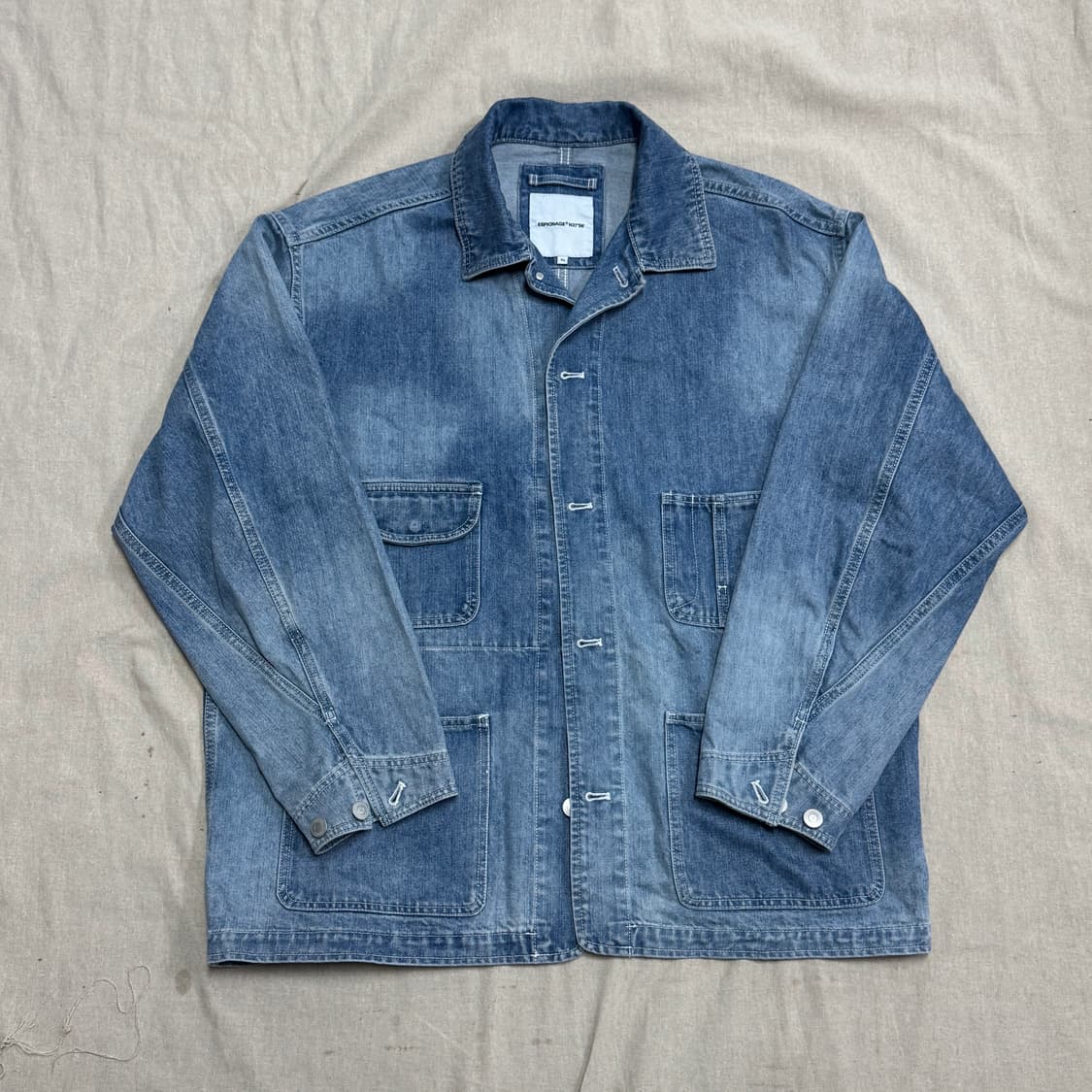 에스피오나지 워싱 중청 데님자켓 XL 상품이미지1