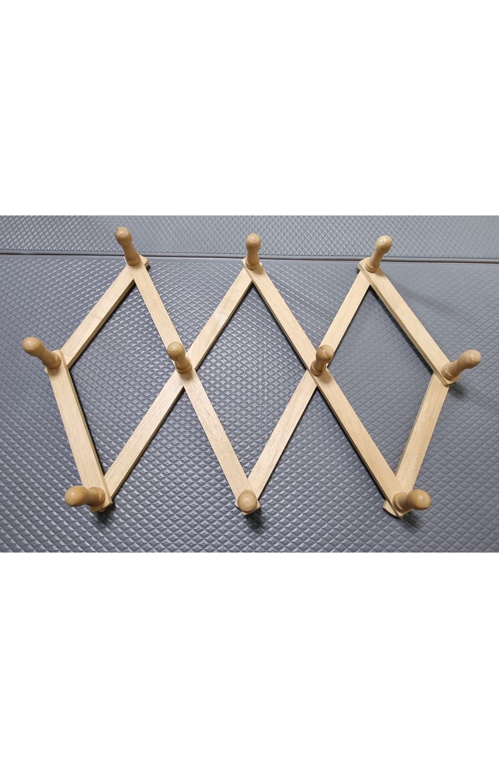 원목 자바라 접이식 벽걸이 옷걸이 상품이미지1