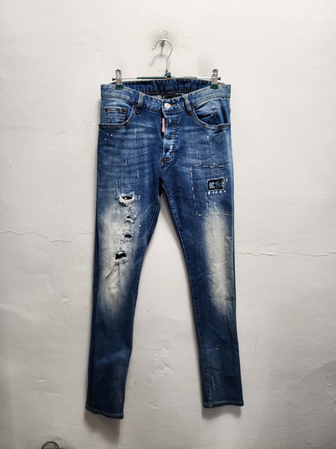 디스퀘어드2 패치워크 데님 청바지  상품이미지1