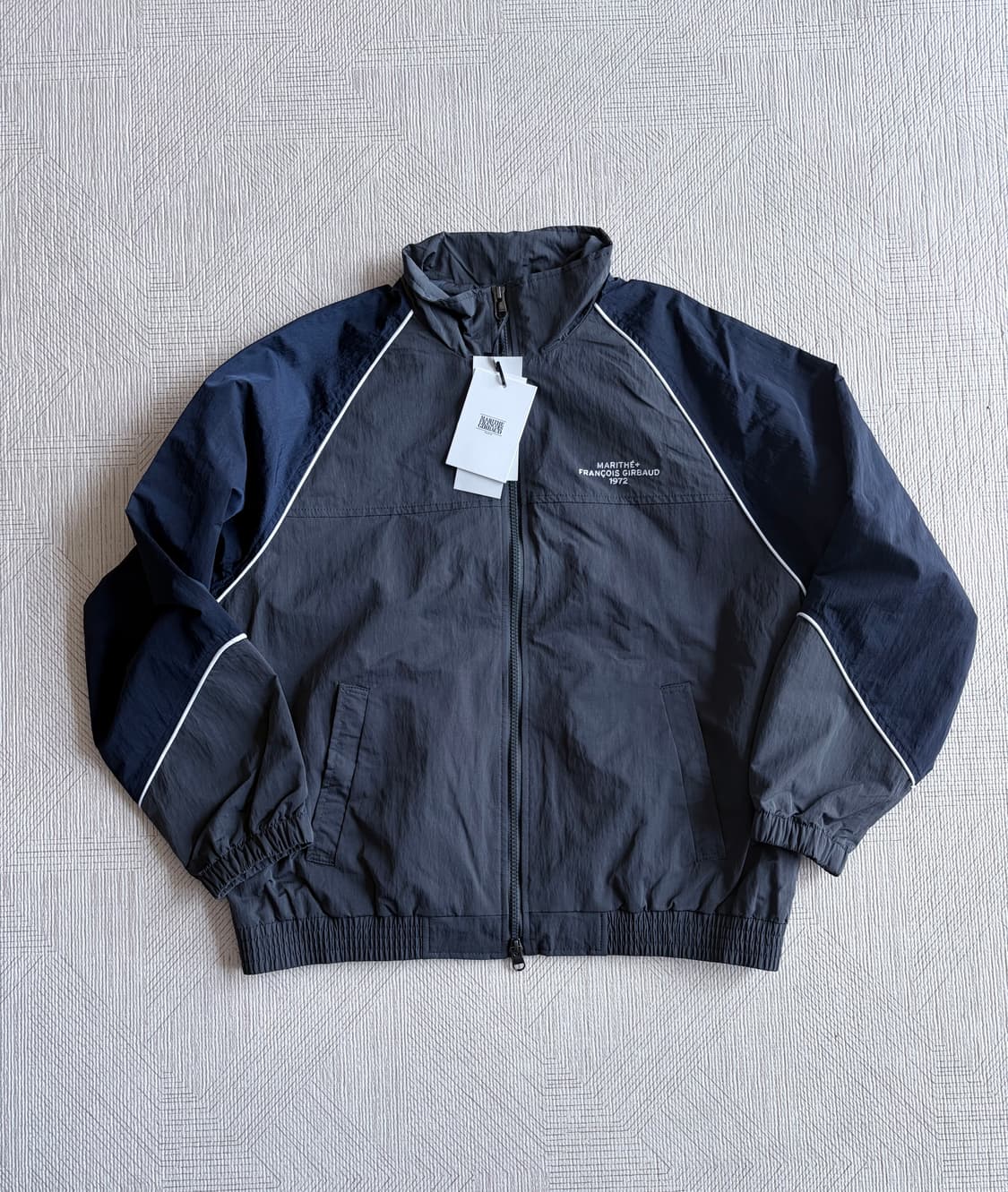 마리떼 컬러 블록 바람막이 차콜 상품이미지6