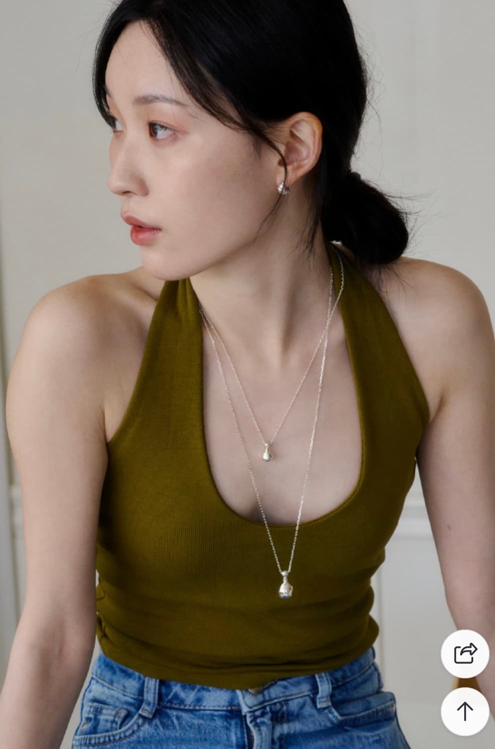 프리에븐 인 마이 포켓 라지 실버925 롱 목걸이 상품이미지4