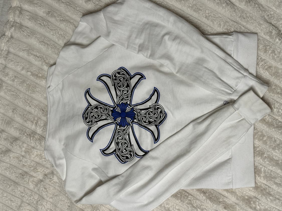 (희귀)크롬하츠 홀스슈 화이트 후드집업 상품이미지6