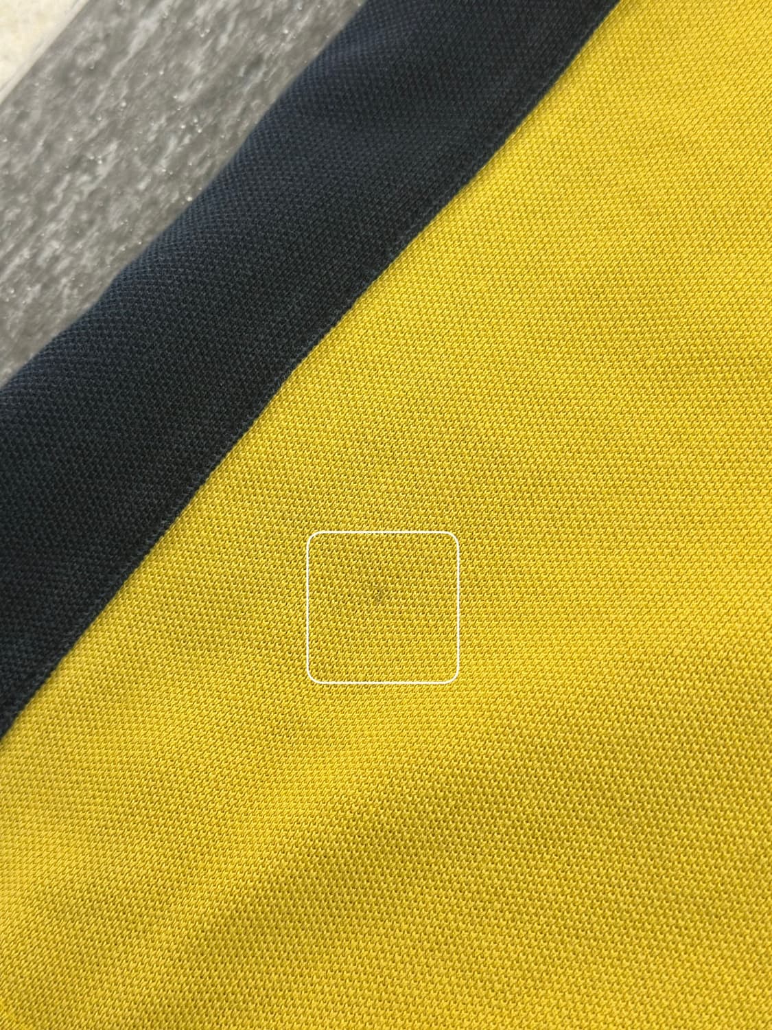 폴로 랄프로렌 옐로우 배색 빅포니 카라 티셔츠  상품이미지8