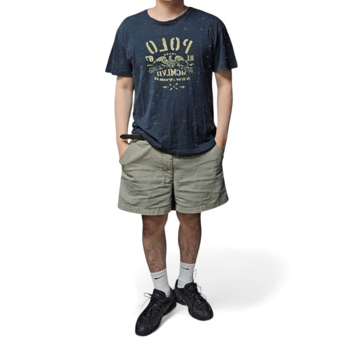 00S 폴로 랄프로렌 컴뱃 반팔티 M 상품이미지2