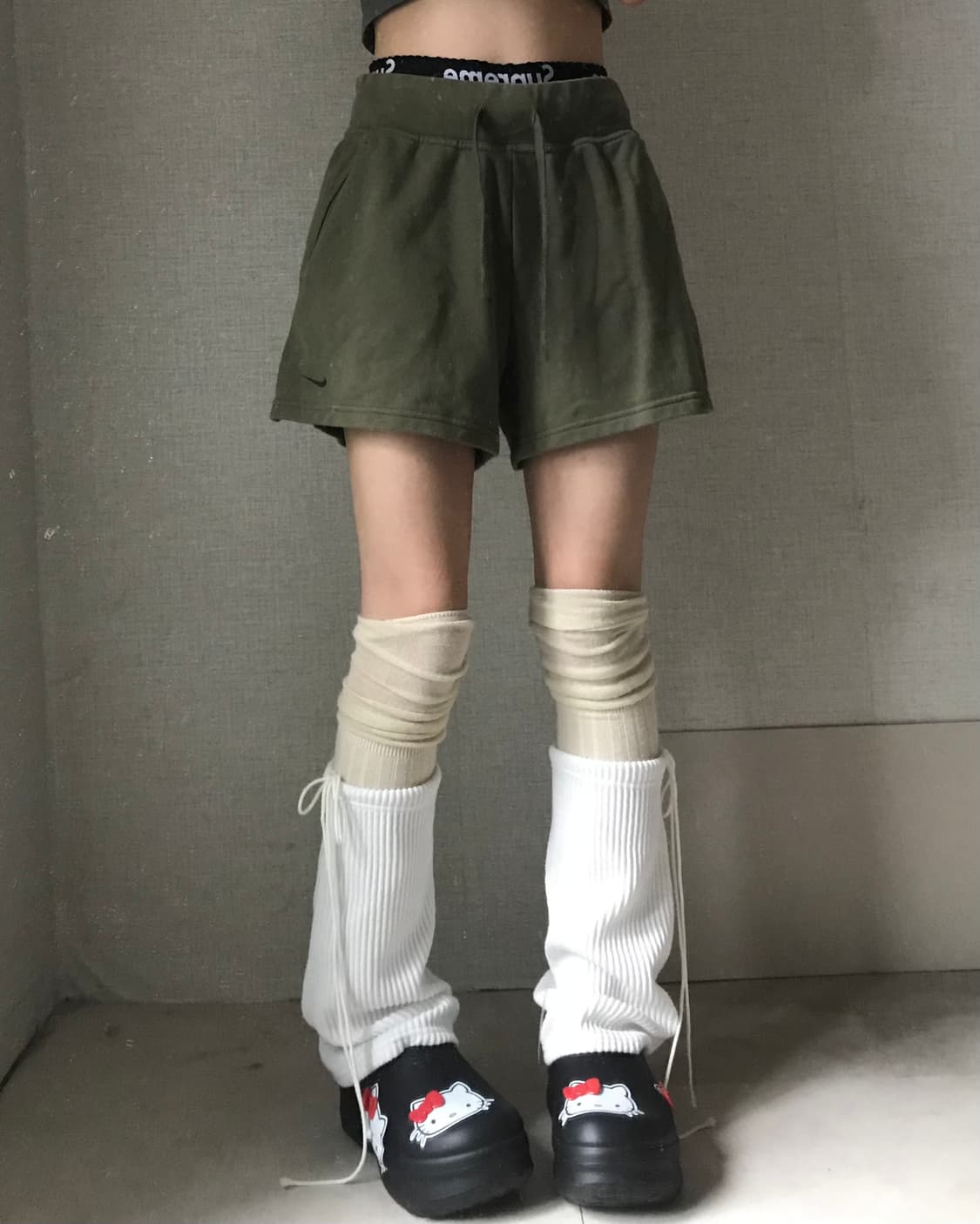 나이키 카키 쇼츠 상품이미지4