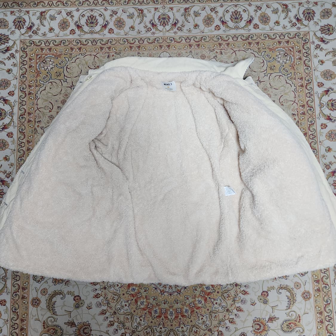 멘들스 꾸뛰르 페이즐리 양털 누빔 자켓 프리 상품이미지5