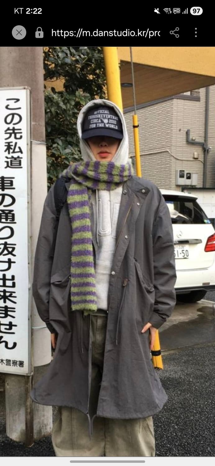 DAN STUDIO 아위 후드티 4C 상품이미지2