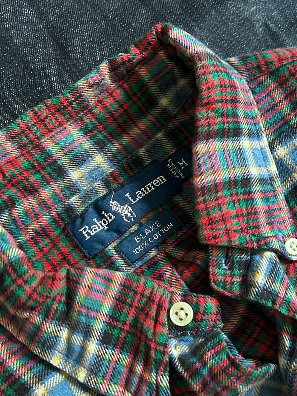 폴로랄프로렌 플란넬 체크 셔츠 상품이미지2