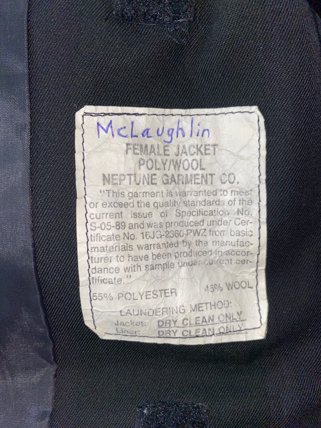 80s 밀리터리 피메일 자켓(봄여름) 상품이미지2