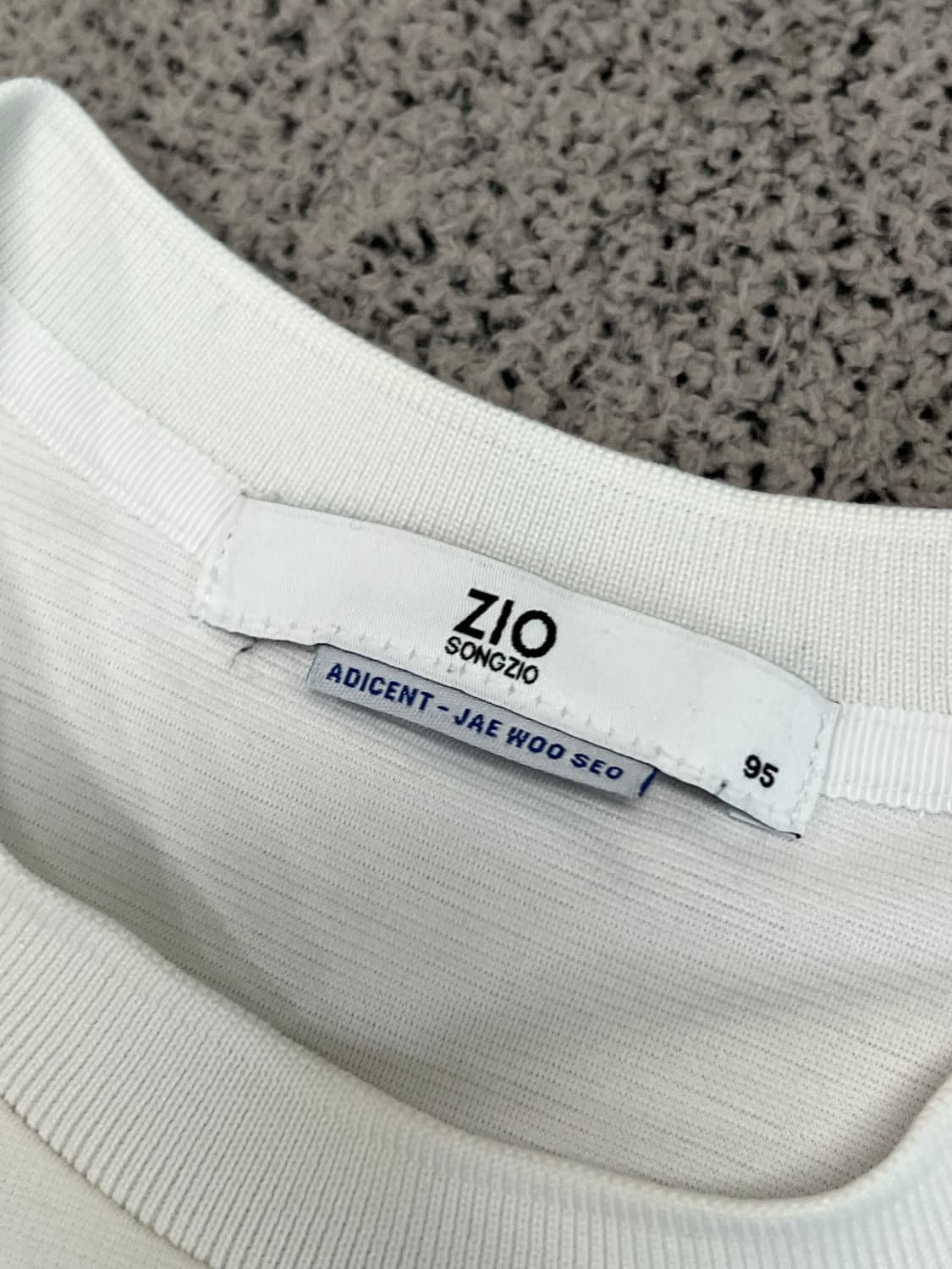 (95) 지오송지오 원포켓 백로고 반팔 티 상품이미지2