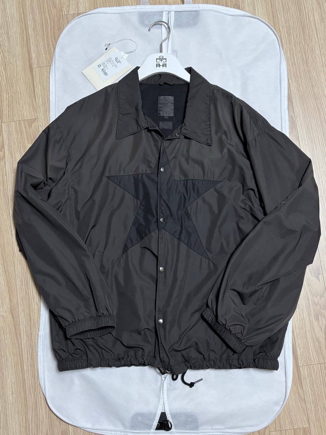 폴리테루 1011 스타 코치 자켓 1.2v 유즈드 브라운 - 24SS 상품이미지3