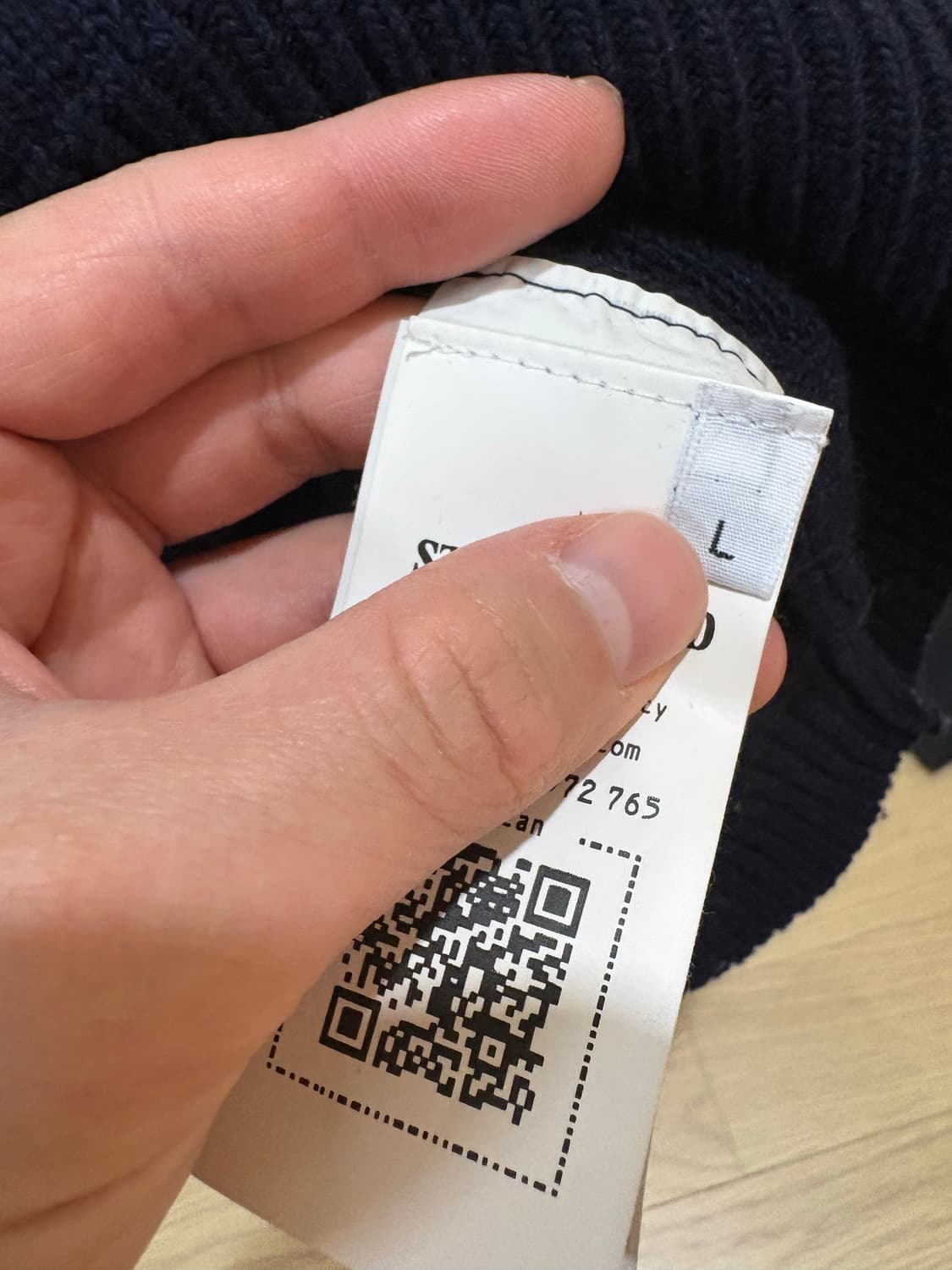 23fw 스톤아일랜드 스웨터 네이비 L 상품이미지2