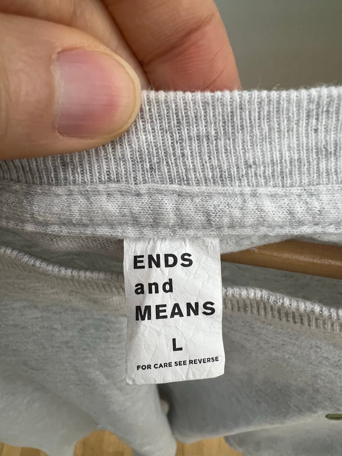 Ends and means uod tee 그레이 L 상품이미지5