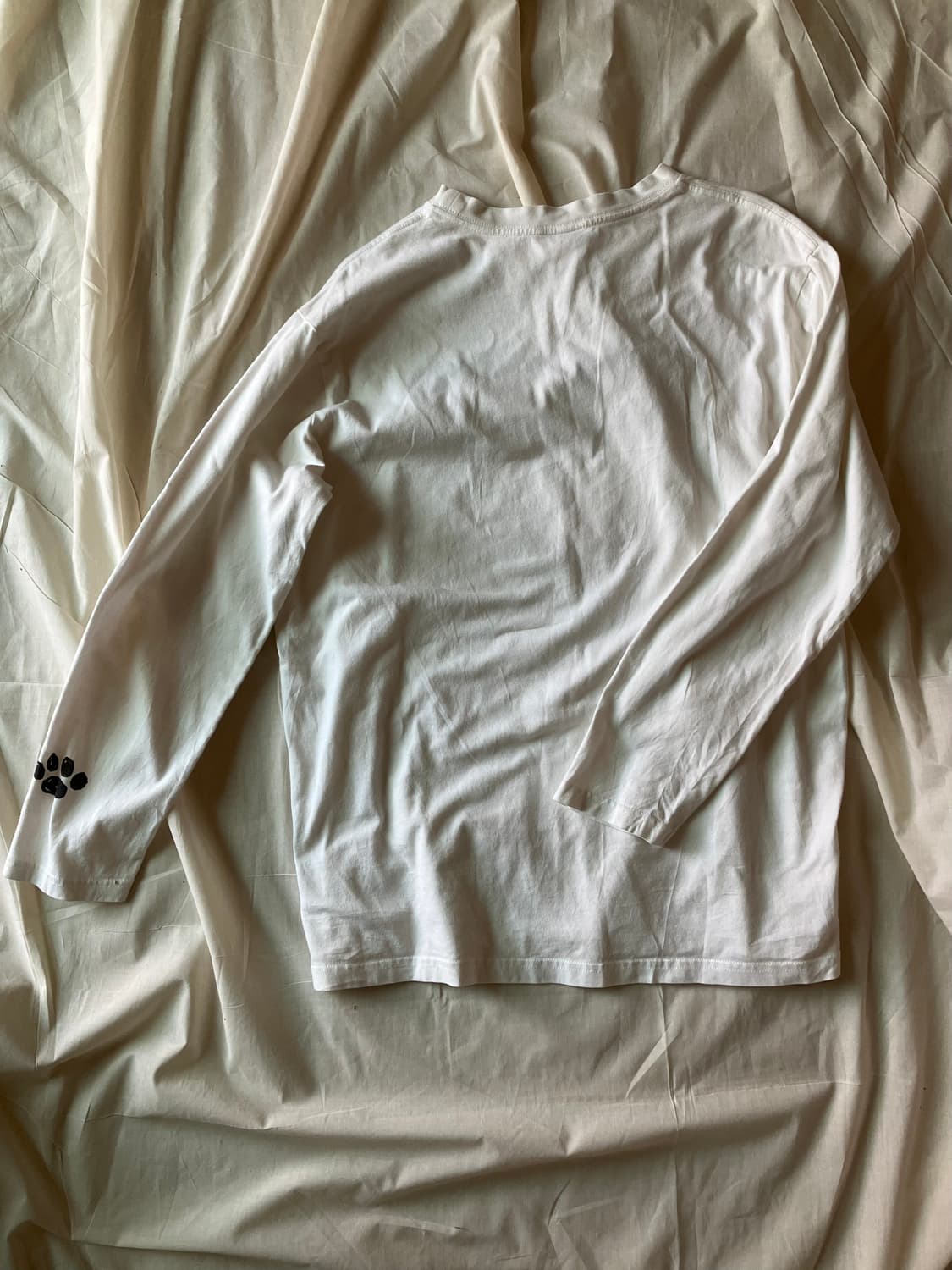 스누피 흰 긴팔티 상품이미지4