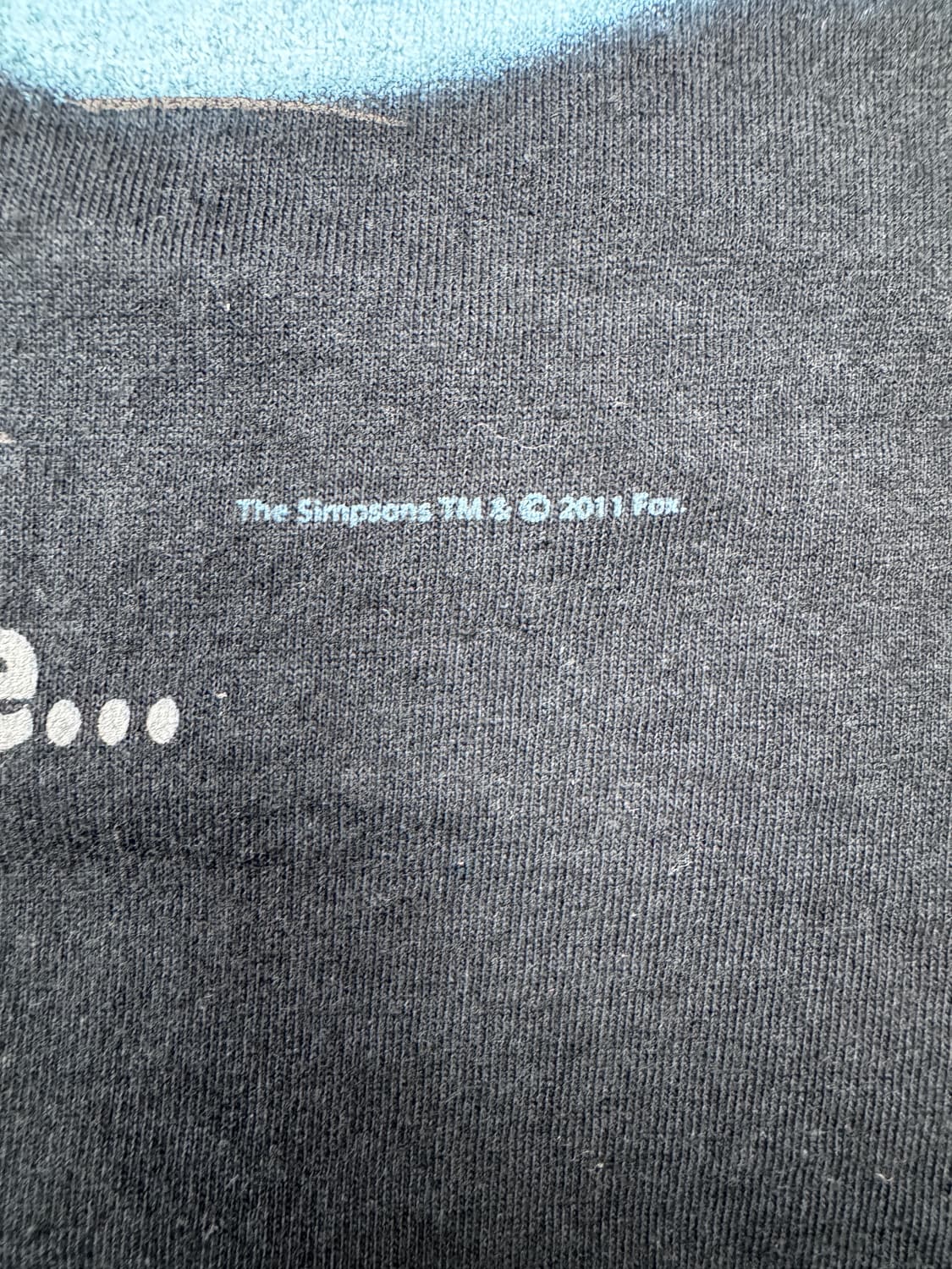 빈티지 심슨 식스센스 The sixth sense 패러디 티셔츠 2XL 상품이미지3