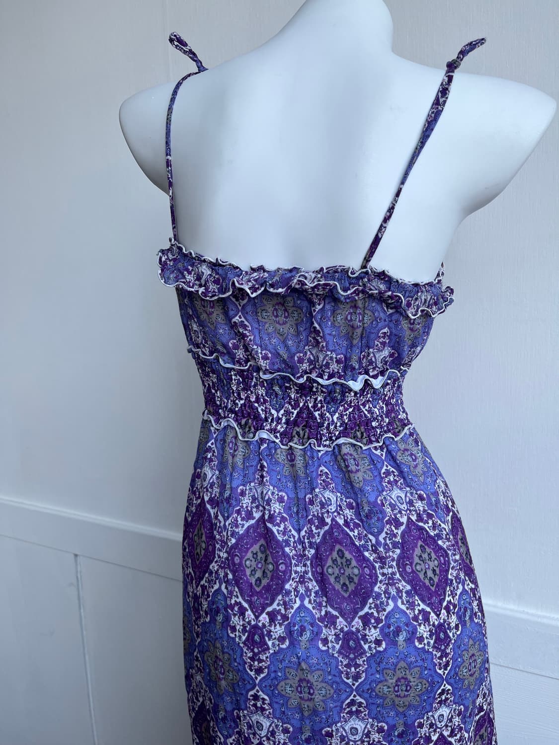 VENCE 바이올렛 에스닉 롱 원피스 상품이미지5