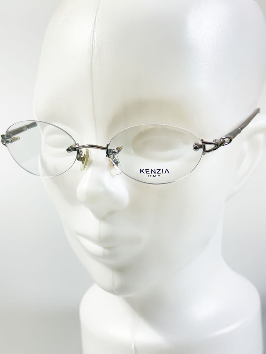 KENZIA ITALY 무테 오벌 메탈 프레임 빈티지 안경 상품이미지8