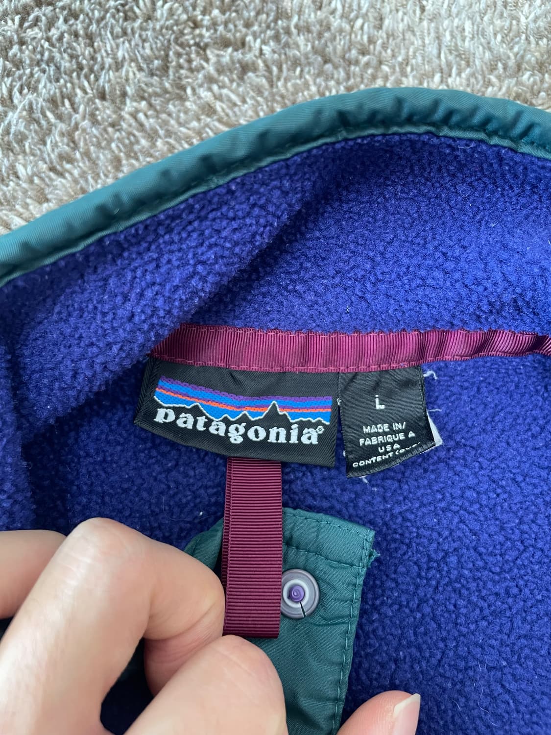 90s USA Patagonia synchilla 빈티지 신칠라 상품이미지4