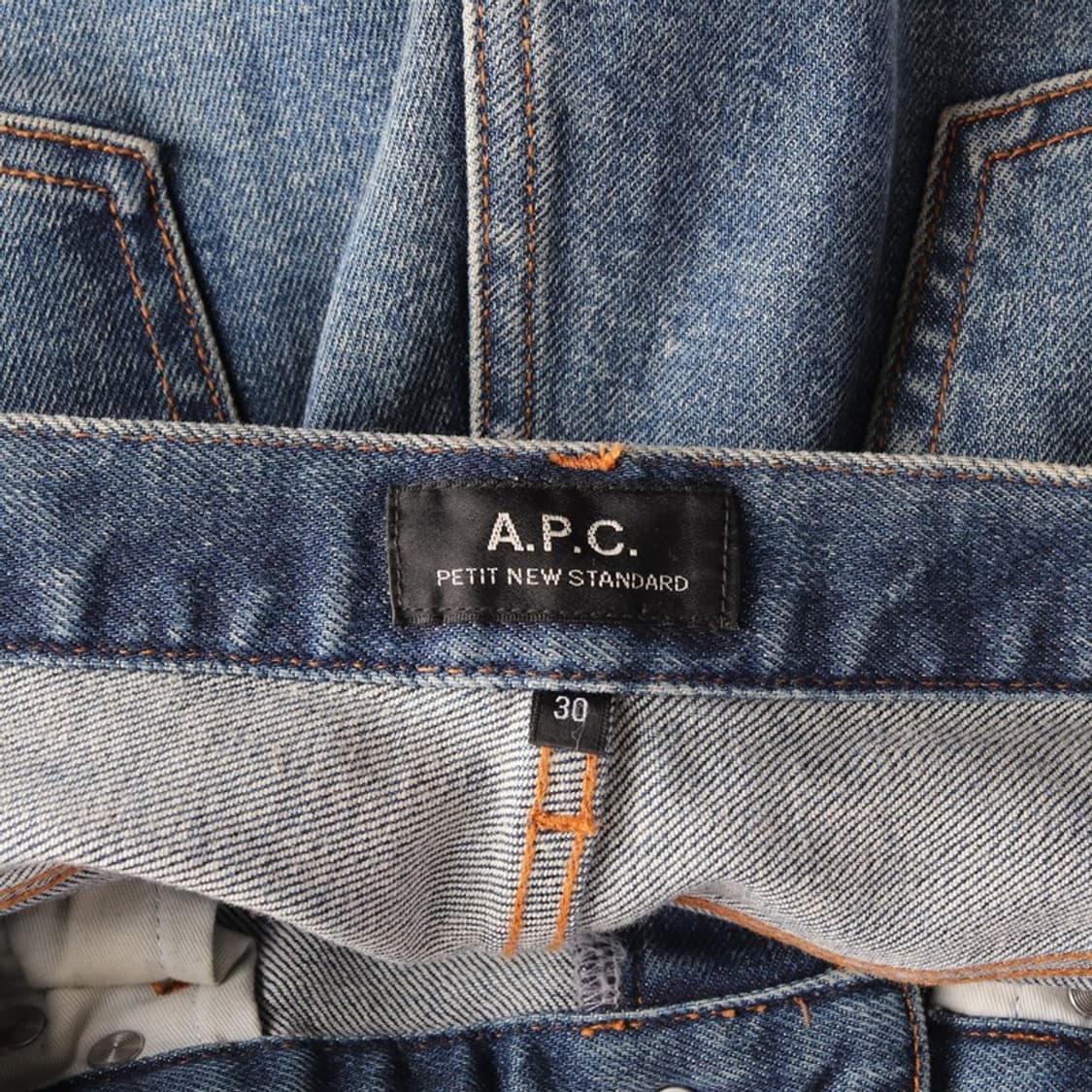 아페쎄 쁘띠 뉴 스탠다드 중청 데님 팬츠 30 상품이미지6