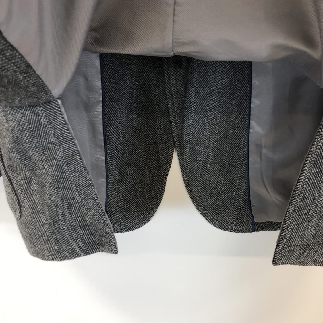 마에스트로 캐시미어 헤링본 모직자켓 100 상품이미지5