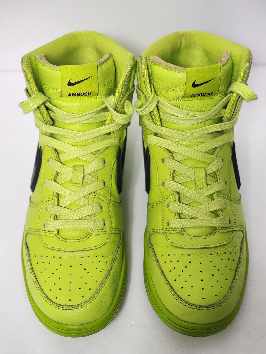 나이키 앰부쉬 덩크 하이 플래시 라임 285mm 상품이미지6