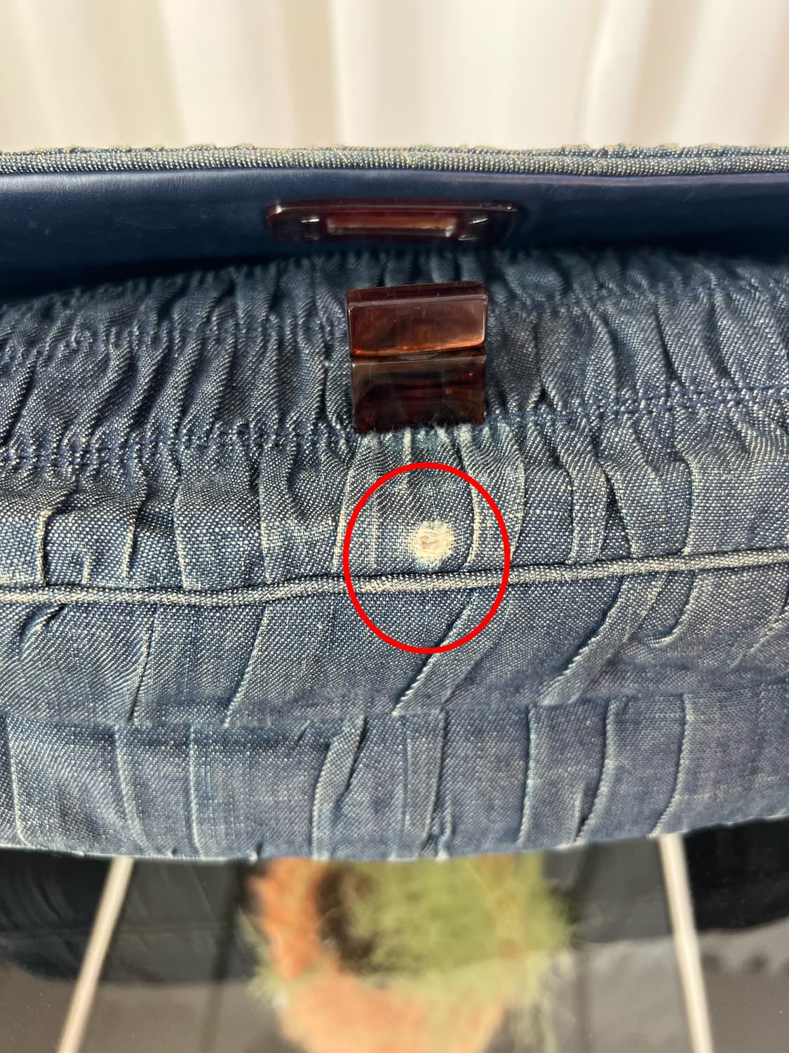 프라다 FW2011 데님 카프레토 가프레 숄더백 상품이미지10