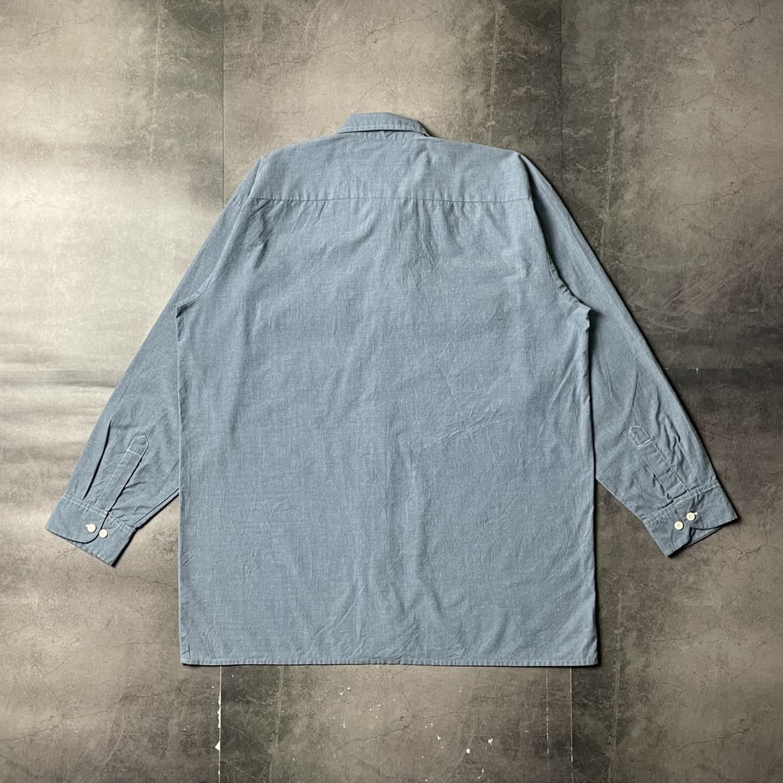 DICKIES 디키즈 빈티지 블루 플랩포켓 워크 셔츠 A00909 상품이미지7