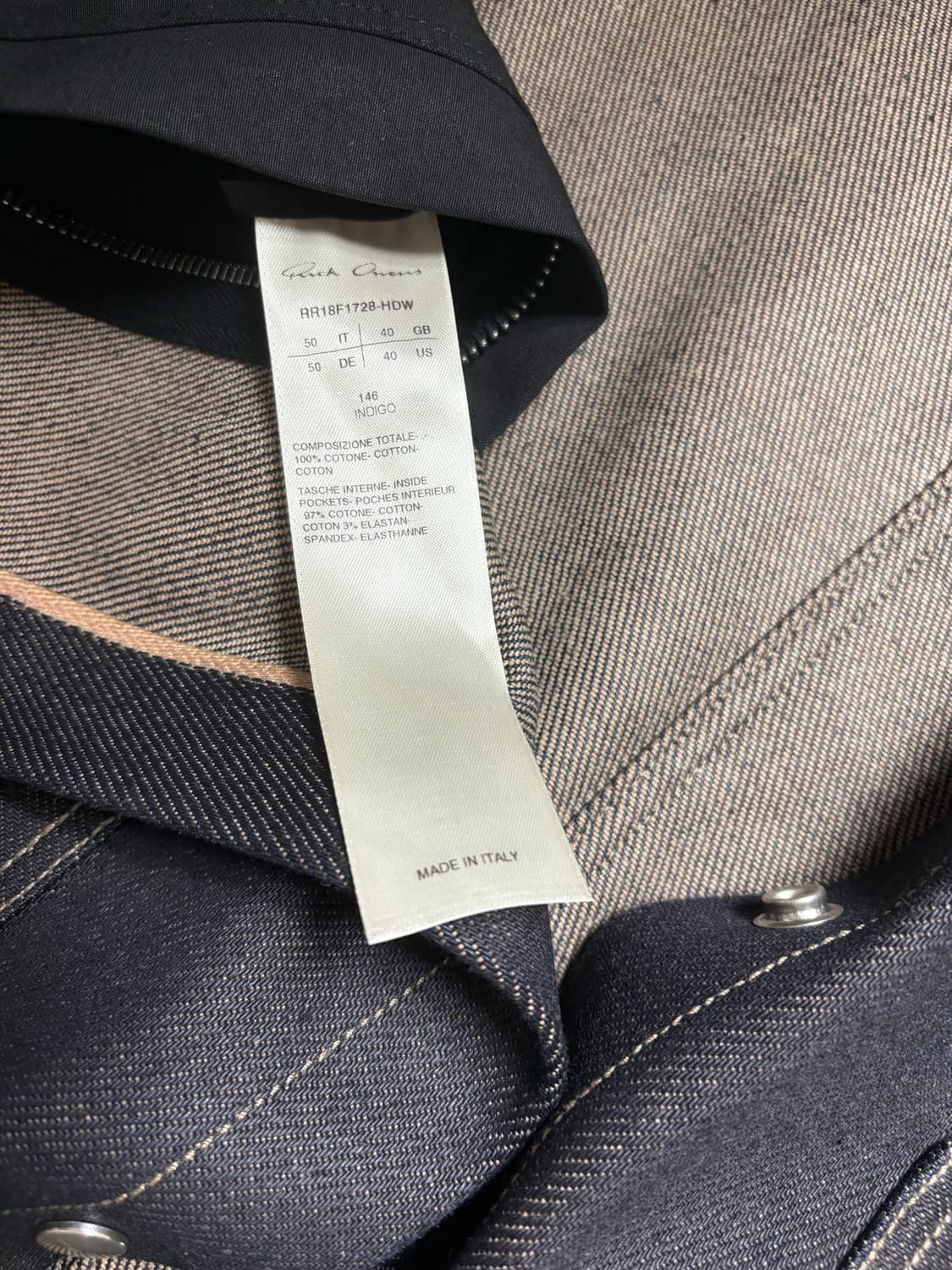 릭오웬스 18fw 오버사이즈 자켓 상품이미지4