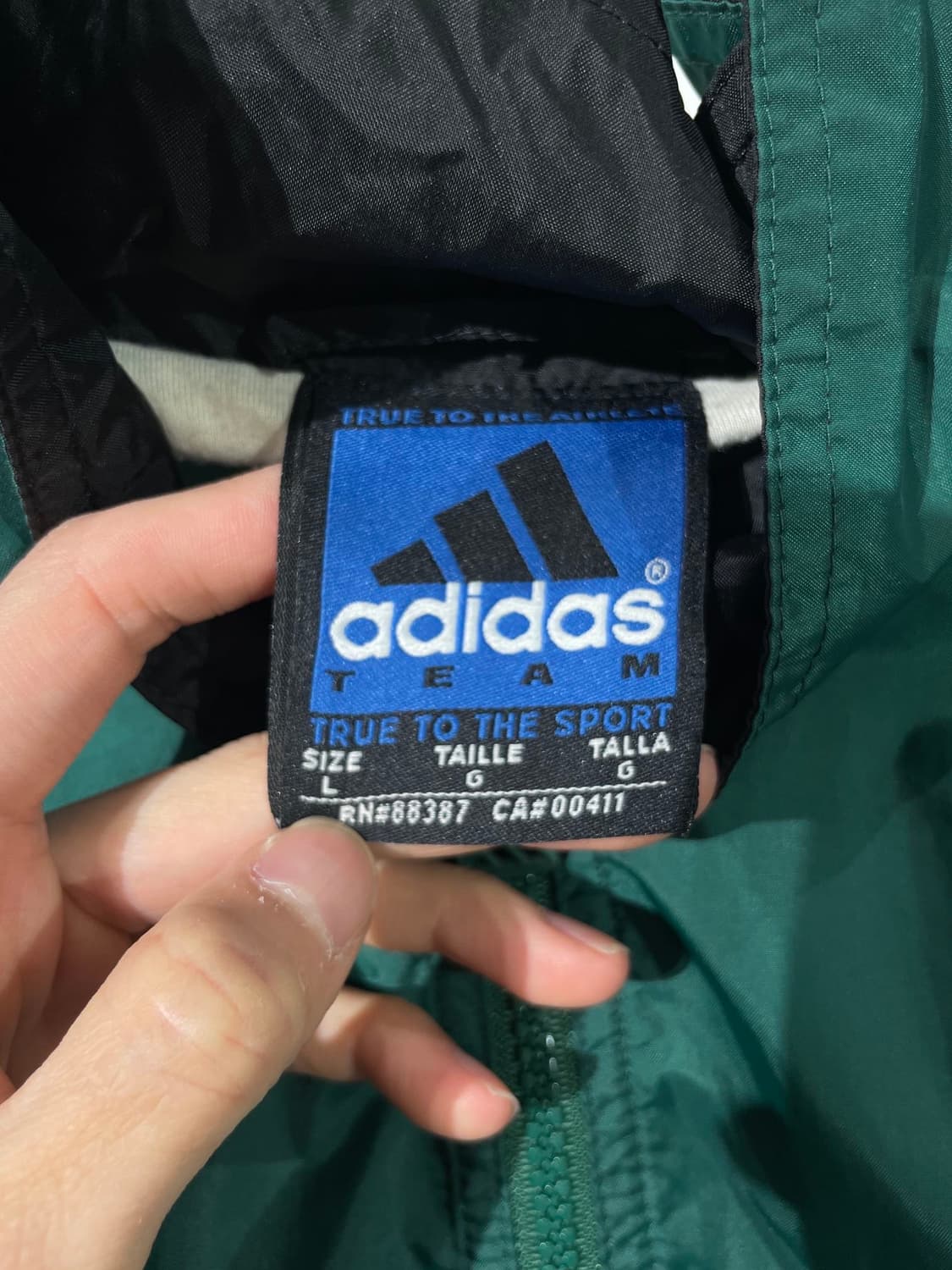 아디다스 그린 usa 태권도 유니온 엠블럼 트랙 자켓 상품이미지7