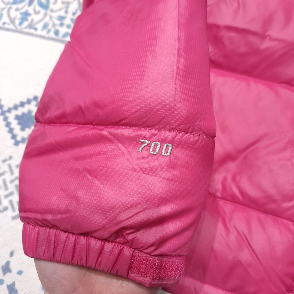 노스페이스 핑크 톤톤 눕시 700 구스다운 거위털 패딩 점퍼 L 상품이미지7