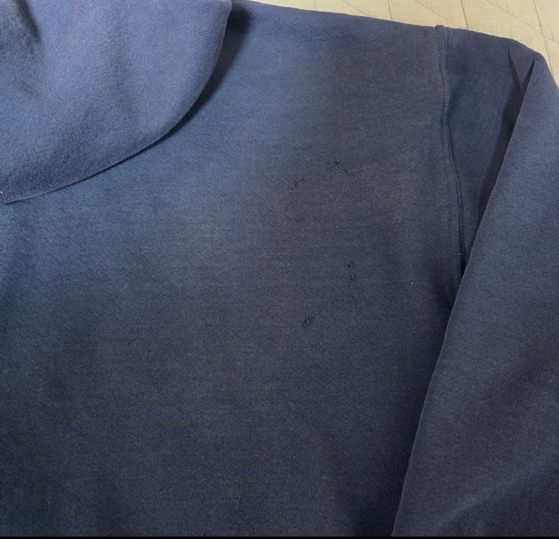 [🇺🇸XL] 90’s Russell 러셀 후드집업 네이비 USA 상품이미지6