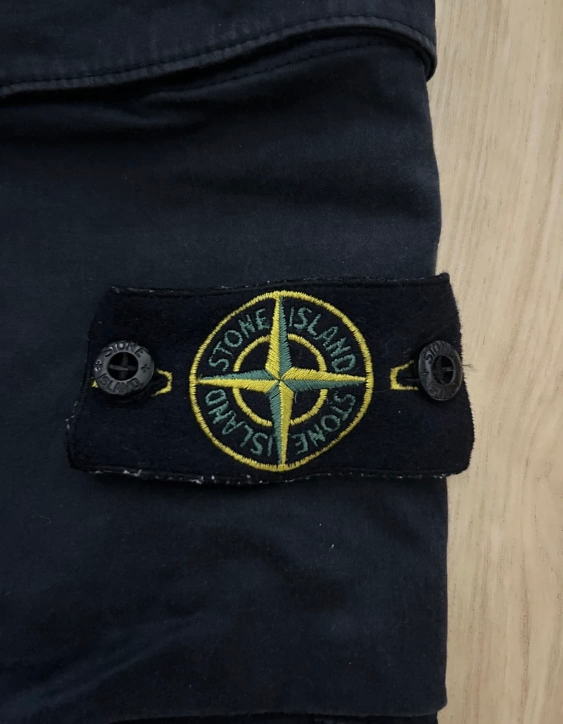 스톤아일랜드 블랙 카고 바지 28 백화점 한글택 상품이미지3