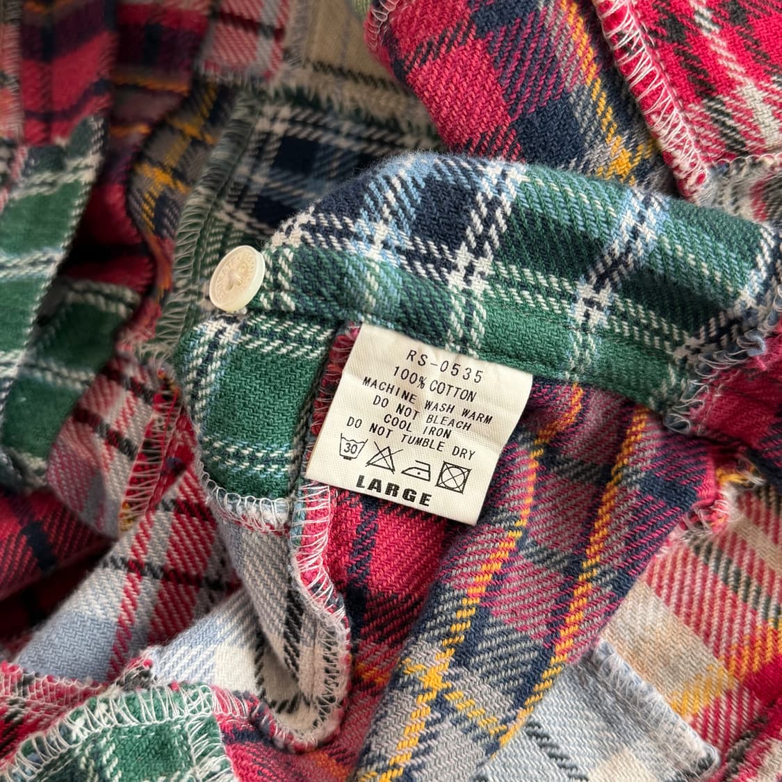 00s 굿이너프 RESONATE 패치워크 셔츠 상품이미지10