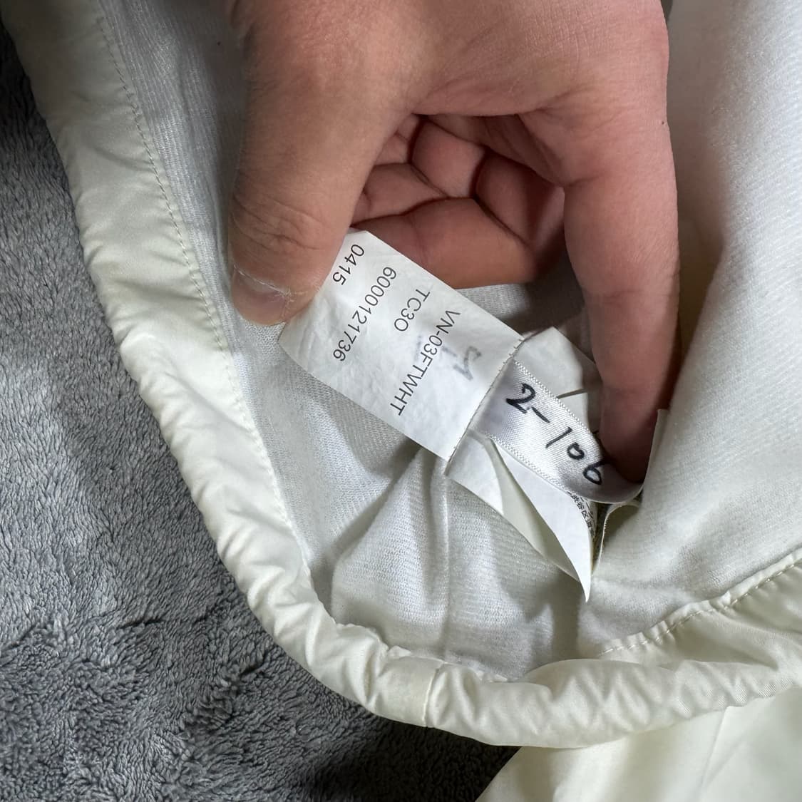 반스 아이보리 백 프린팅 코치자켓 상품이미지5