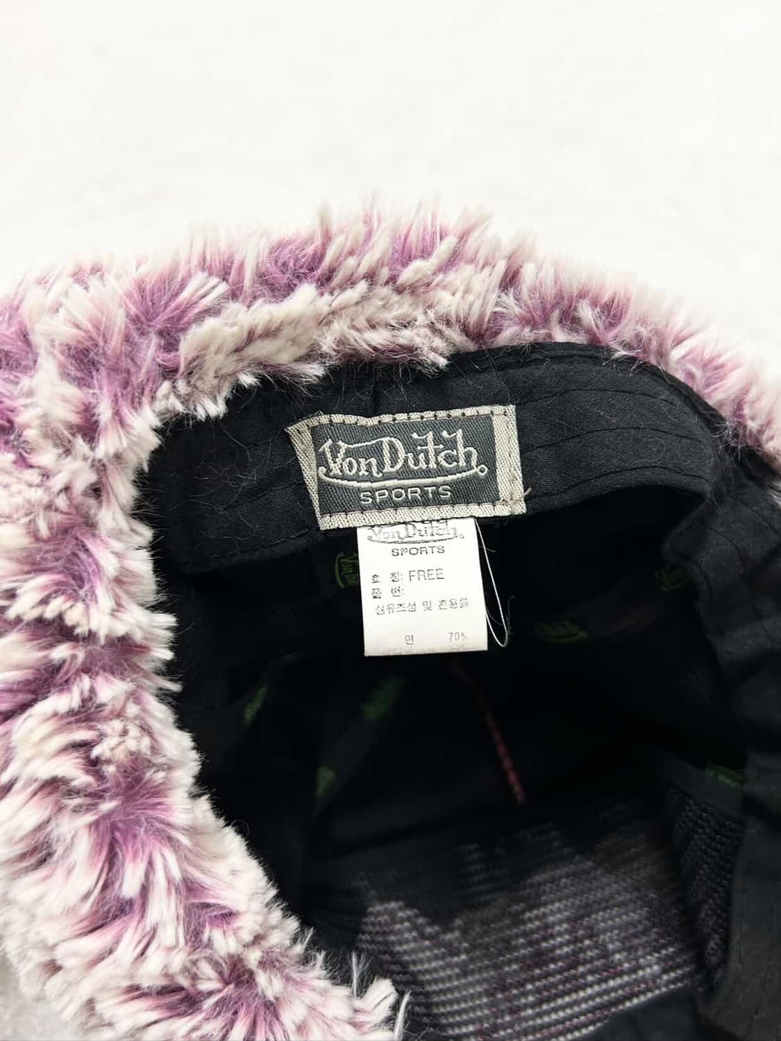 본더치 코듀로이 배색 핑크 트루퍼 햇 상품이미지5