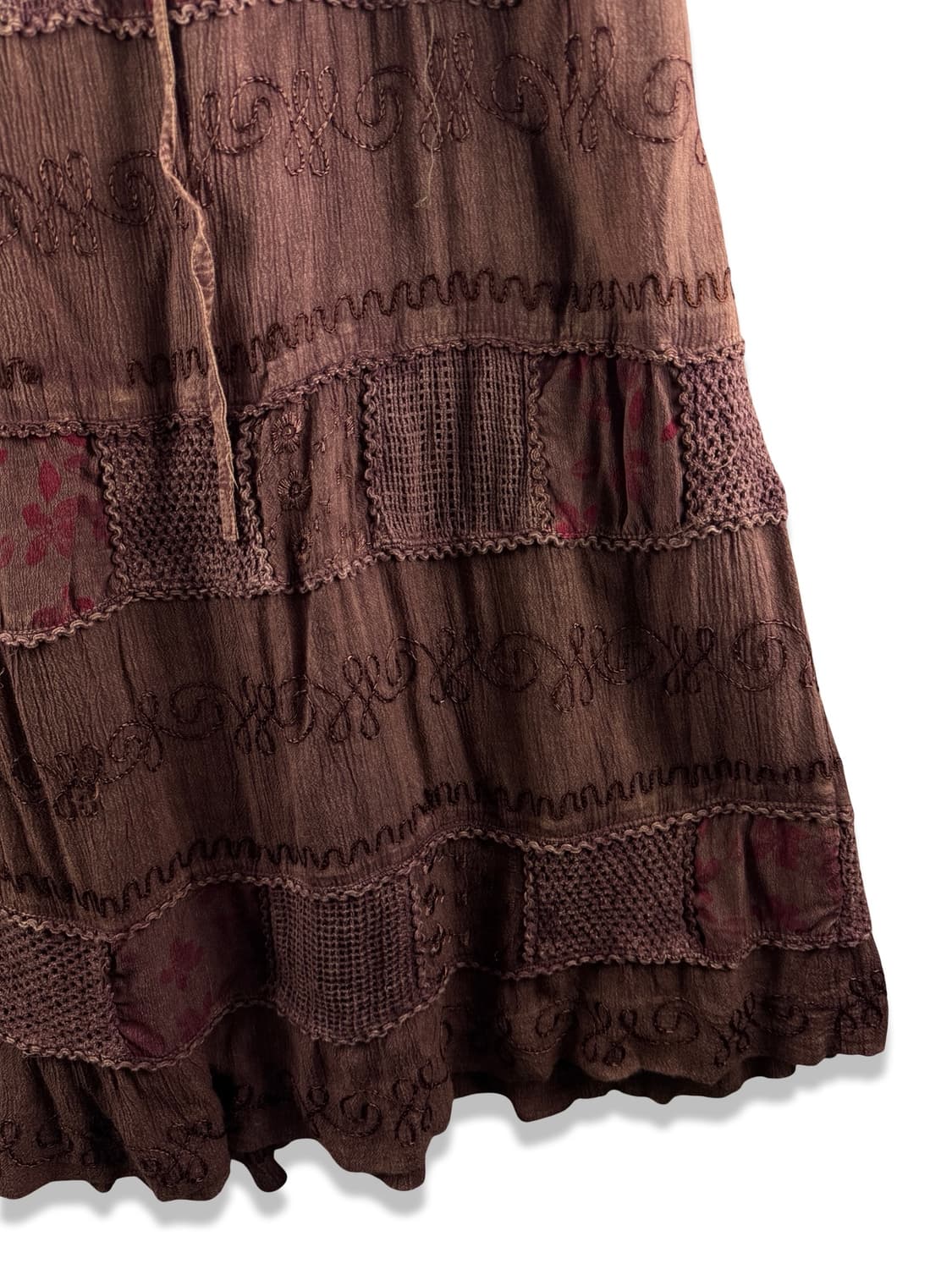 JPN 히피 모리 패치 스커트2951 상품이미지3