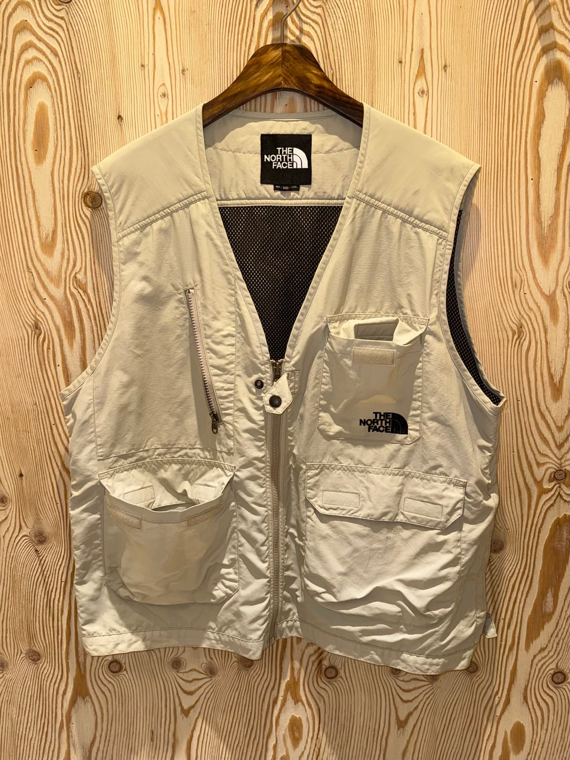 노스페이스 나일론 피싱 베스트 베이지 상품이미지2