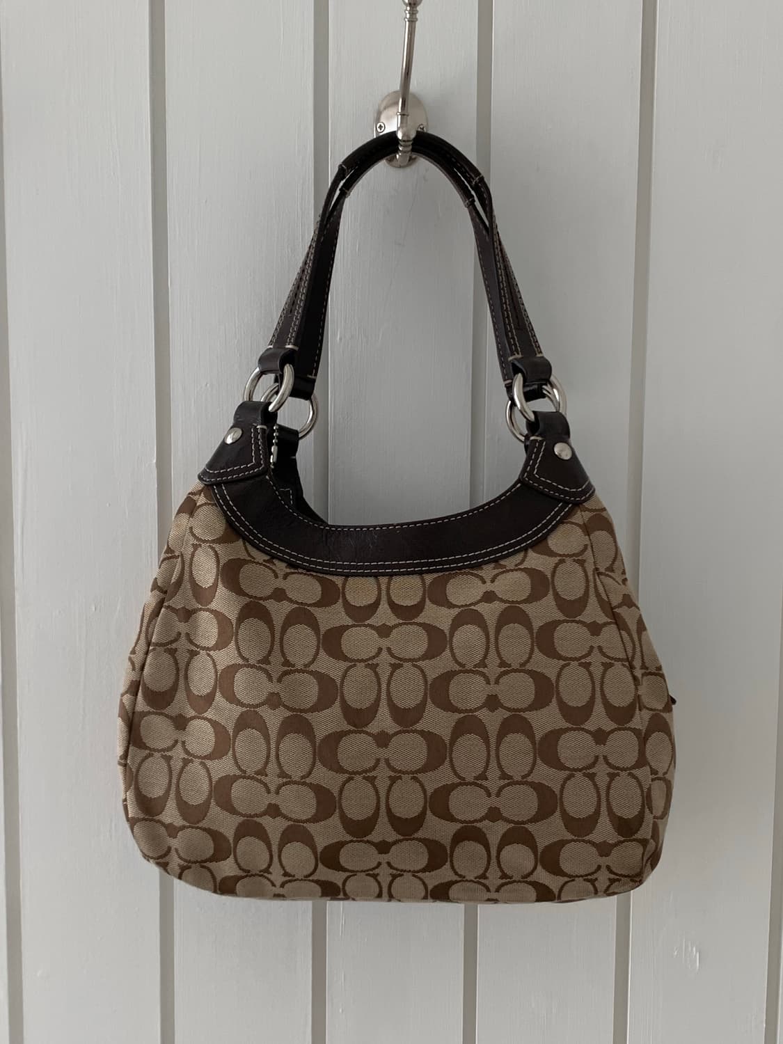 Coach Buckle Shoulder Bag Brown 🤎💼 상품이미지3