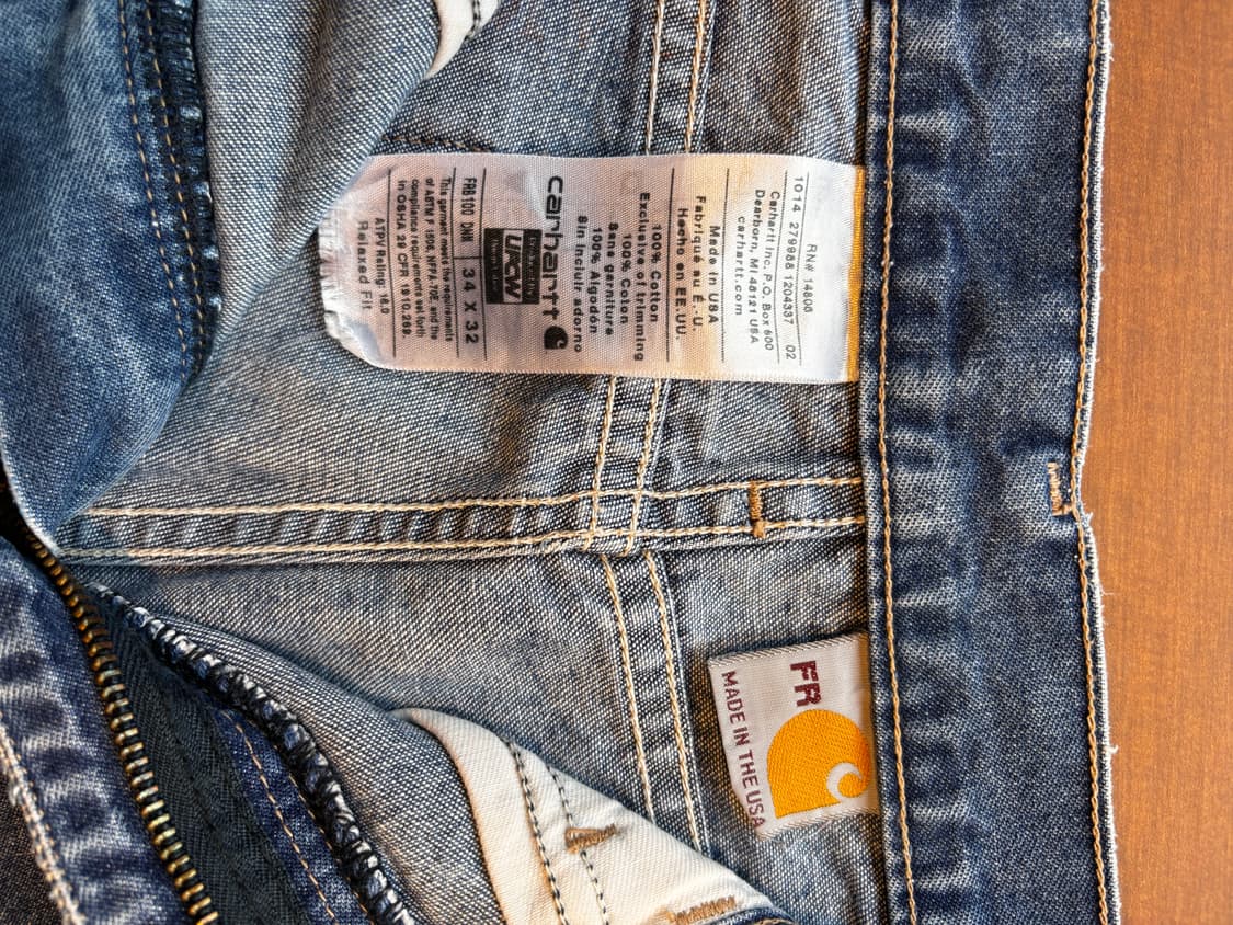 칼하트 FR 데님 팬츠(Made in USA) 상품이미지7