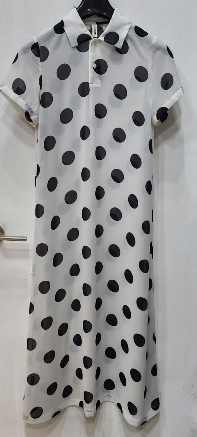 꼼데가르송 도트 롱원피스 상품이미지1