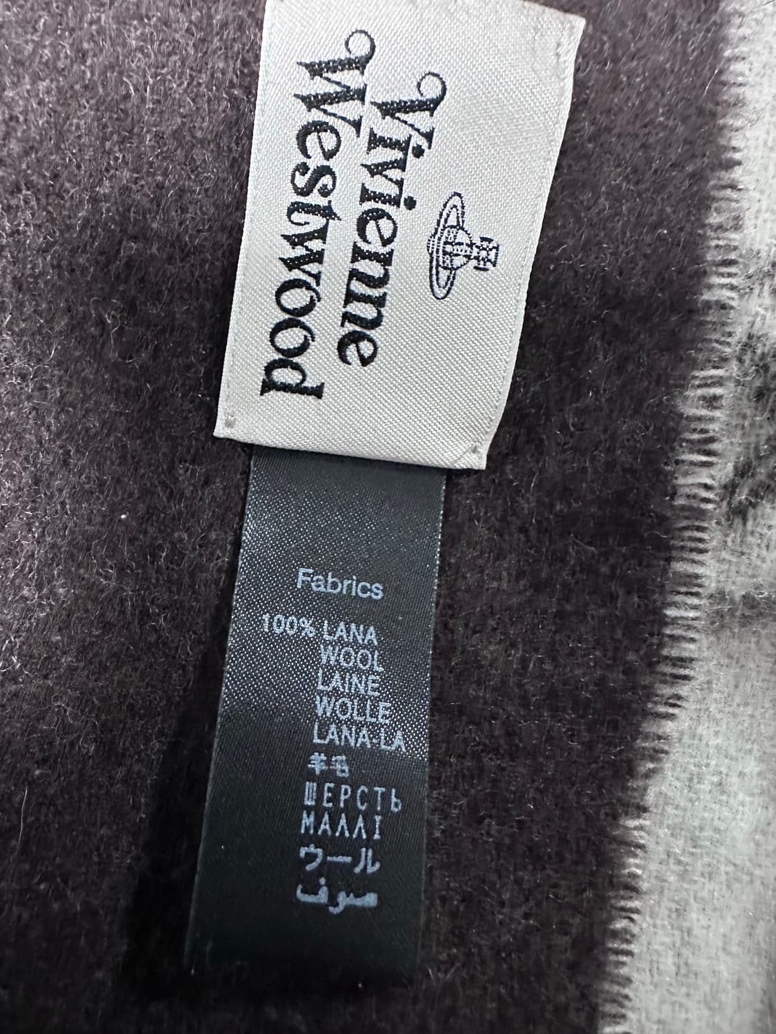 비비안웨스트우드 양면 ORB 로고 머플러 상품이미지7