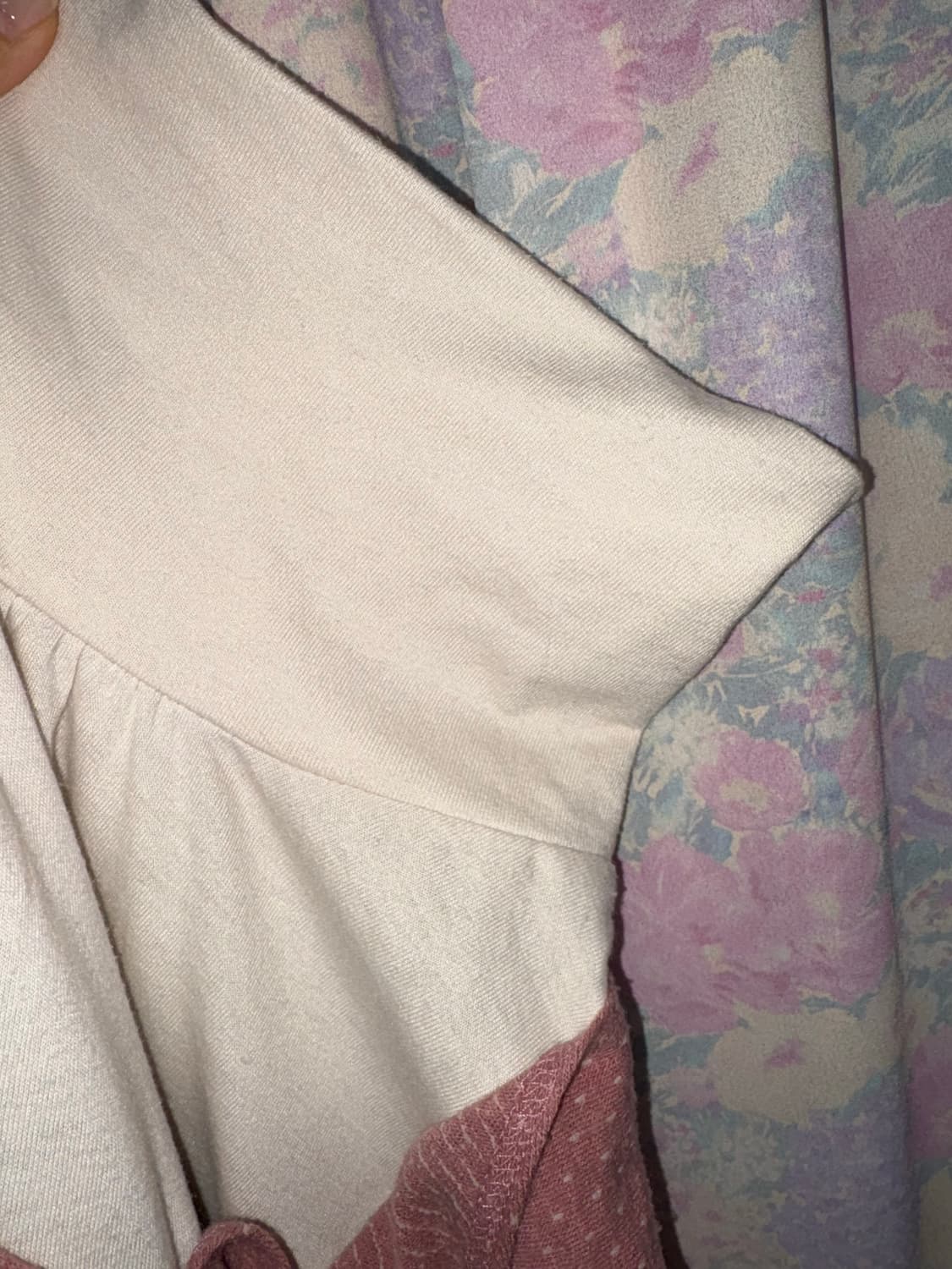 핑크 도트 목폴라 티셔츠 상품이미지9